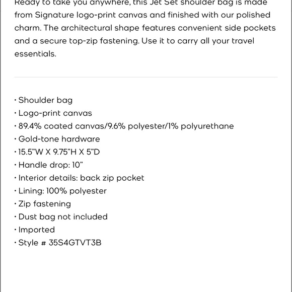 Beautiful Michael Kors Jet Set Tote - Picture 8 of 8